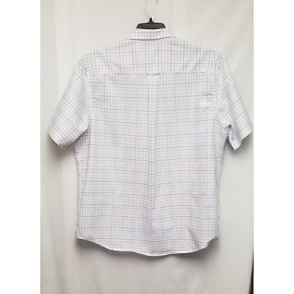 Saddlebred mens Multicolor Geo shirt Short Sleeves Size 17 1/2 - Picture 5 of 5
